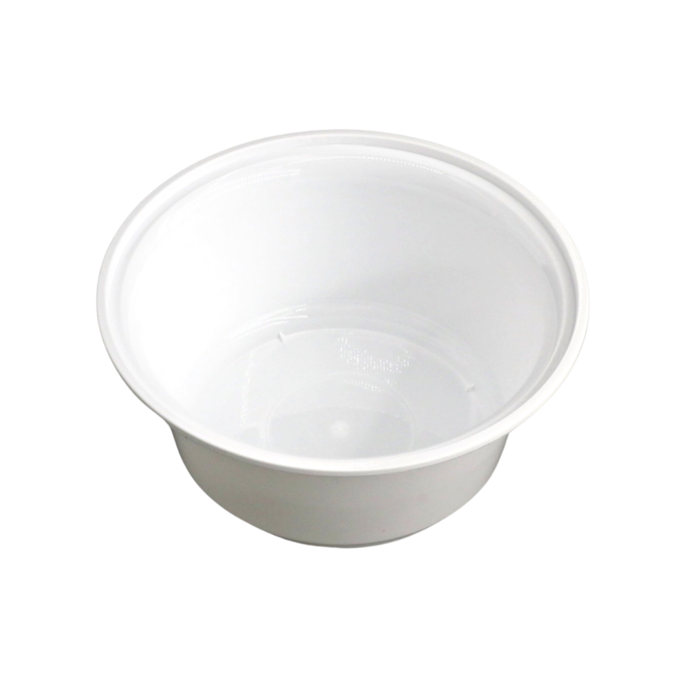 PPB1100 | 36oz Microwaveable PP White Bowl (Base Only) - 300 Pcs