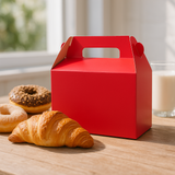 Pink Cake Paper Box Pastry Box W/ Handle | 7.5x3.75x5"