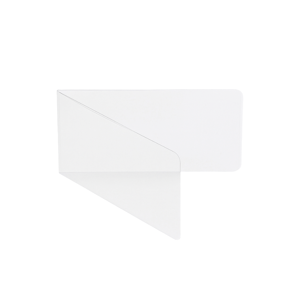 Plastic Clear Thick Slice Triangle Cake Wrap Film | 4.5x3.15"