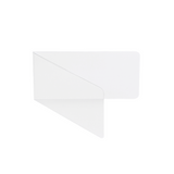 Plastic Clear Thick Slice Triangle Cake Wrap Film | 4.5x3.15"