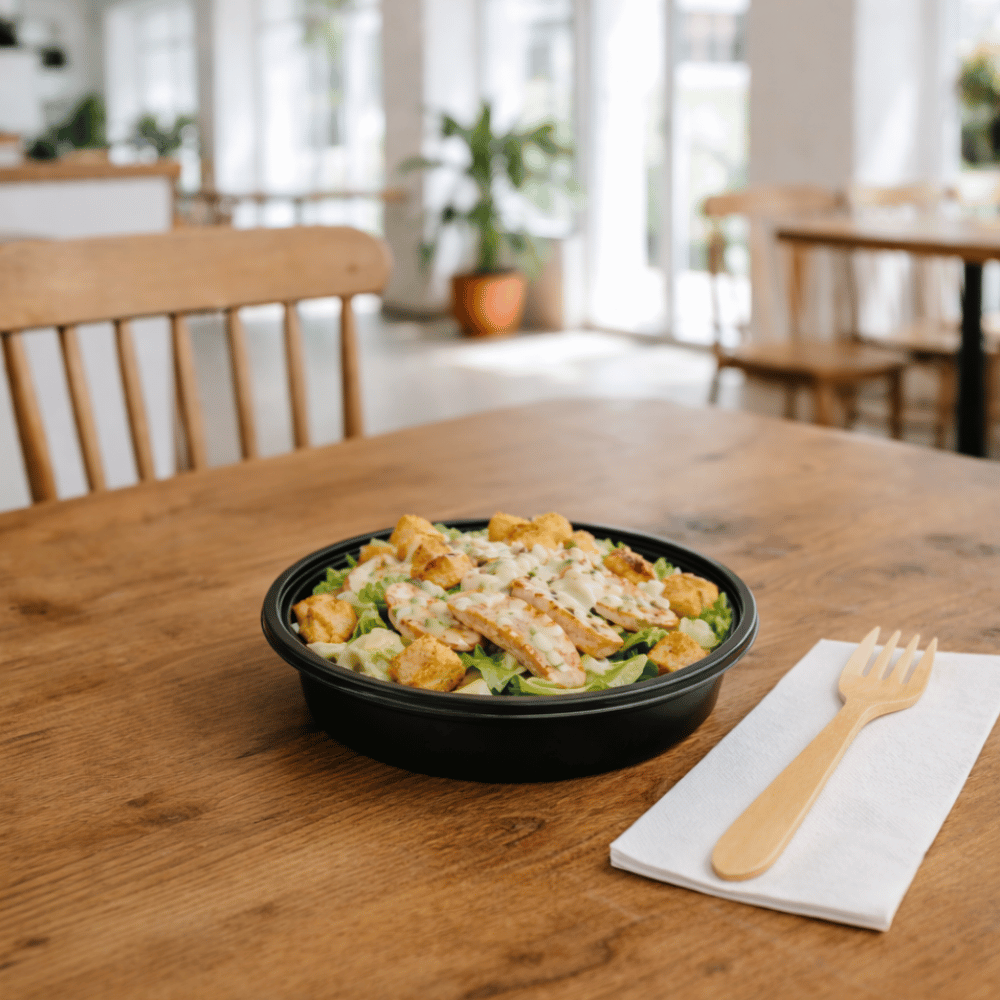 RO-37 | HD 37oz Microwaveable PP White Round Container (Base Only)