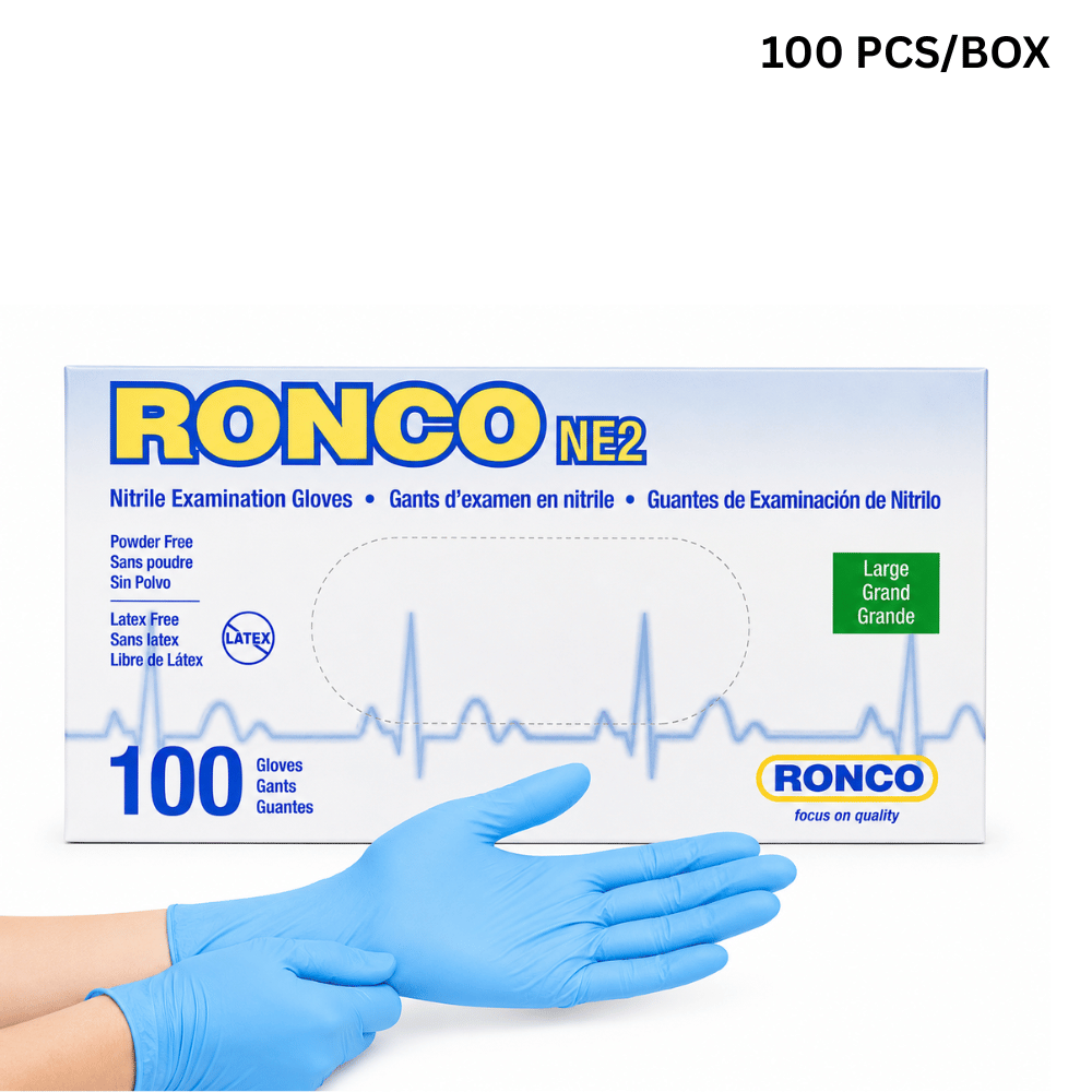 RON945L | 4mil Nitrile Food Grade Glove | Large Size - 100 Pcs