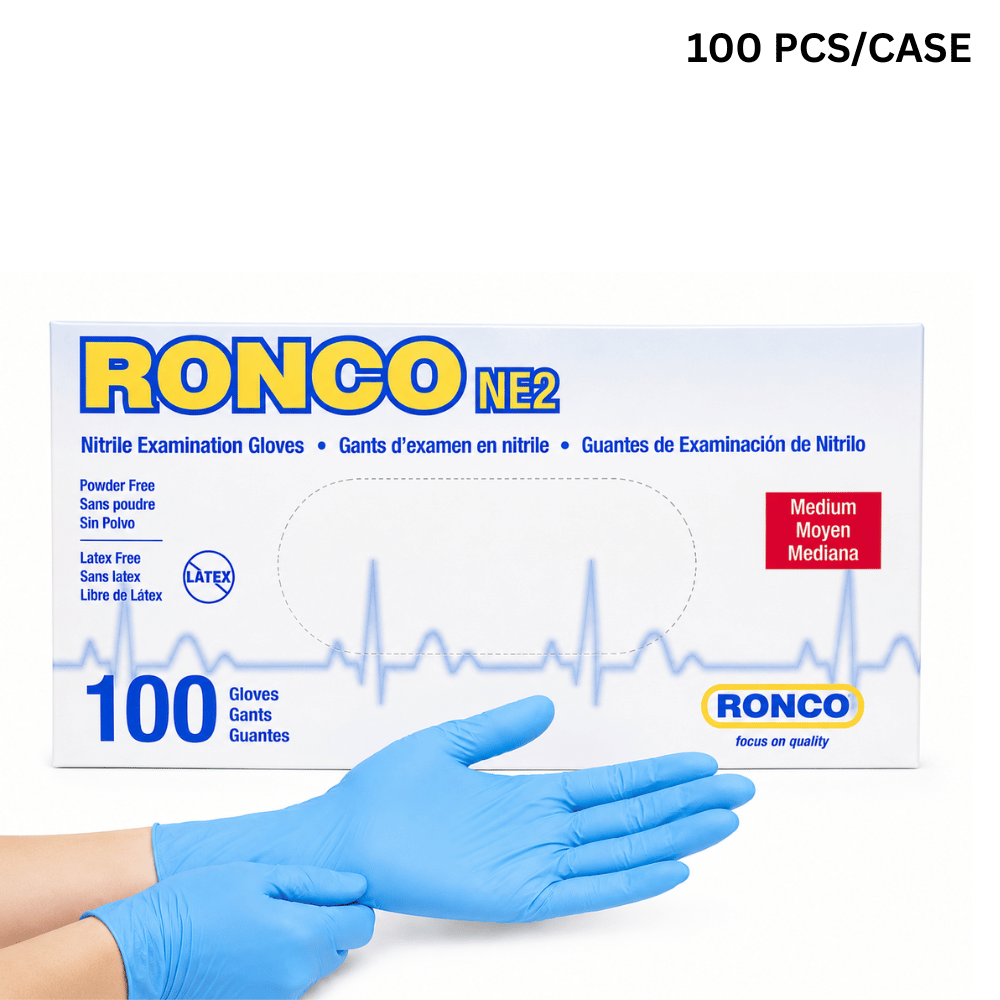 RON945M | 4mil Nitrile Food Grade Glove | Medium Size - 100 Pcs