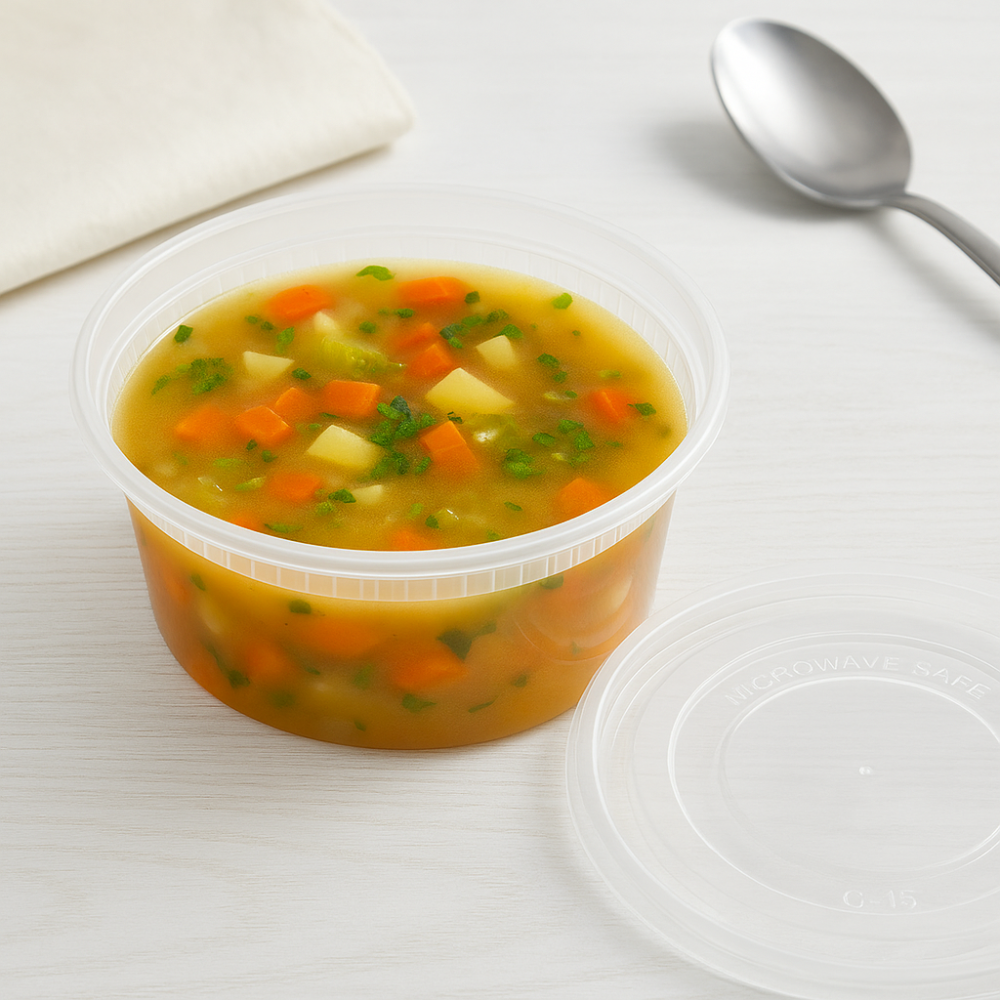 Soup in Deli Container