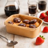 Stagione 26oz Rectangular Kraft Paper Container (Base Only)