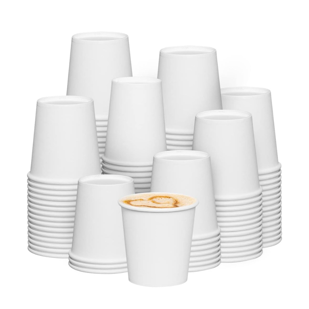 80720 | 4oz White Single Wall Paper Cup | 62mm Top - 1000 Pcs