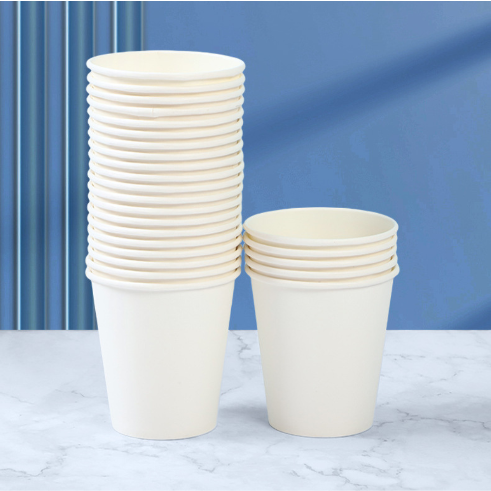 80721 | 6oz White Single Wall Paper Cup | 80mm - 1000 Pcs