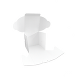 White Square Cake Paper Box Pastry Box | 4.25x4.25x4.25"