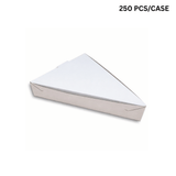 White Triangle Single Pizza Slice Paper Box | 8.75x9.75x1.75" -250 pcs