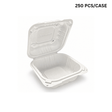 YQ-51 (224) | Microwavable PP Clamshell Container W/ Vent Hole | 5.5x5.5x2.75" (250 Pcs/Case)