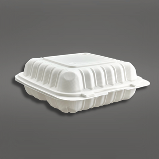 12 oz Plastic Rectangular Container with Lid (150pcs)