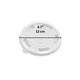 YS120 | 120mm PP Clear Round Soft Lid | Fit 400FBM Bowl (Lid Only) - size