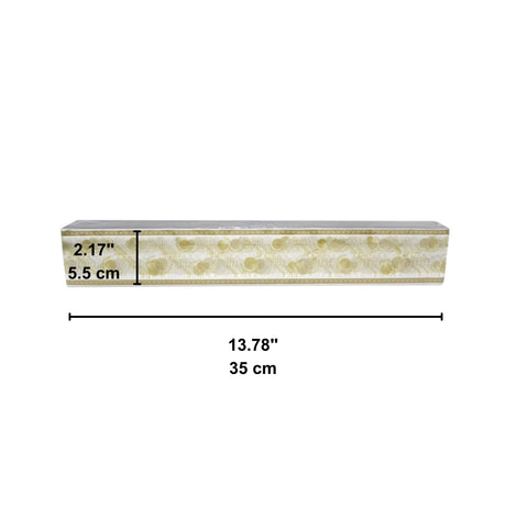 Film d'emballage de gâteau en plastique doré foncé | 13,78x2,17" - 1000 pièces