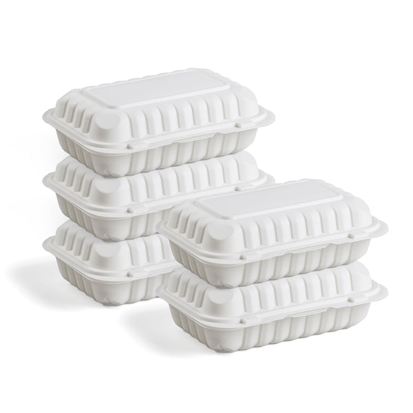 Culinary Basics® CB91011B Clamshell Food Containers (10.5 x 9.5 x 2.5 -  Case of 100)