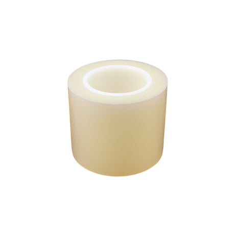 10cm Plastic Clear Thick Cake Wrap Film - 1 Roll on a wooden table 