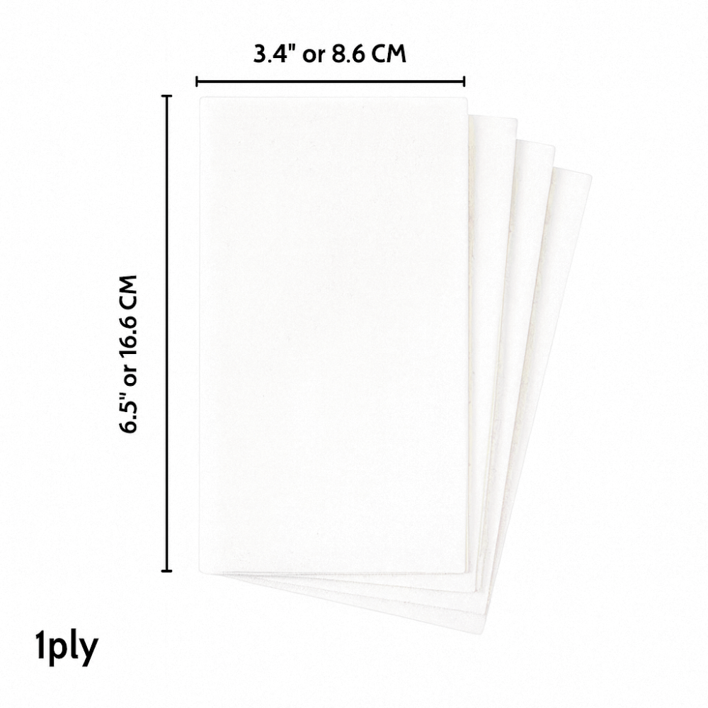 HD-D9000 | Serviette de table en papier 7x13" | 1 pli - 9 000 pièces