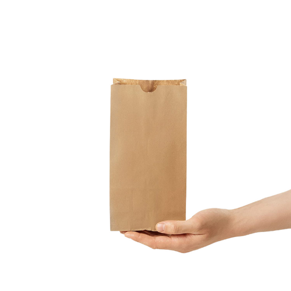  Healifty 100Pcs Kraft paper bag kraft paper bakery