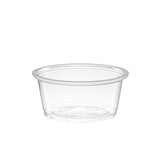 XT 3.25oz PP Clear Sauce Cup Portion Cup | 75mm Top (Base Only) - 2500 Pcs