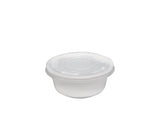 360FBM | 12oz Microwaveable PP White Round Bowl (Base Only) - 1000 Pcs - HD Plastic Product (Canada). Inc