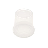24oz Microwaveable PP Leak-resistant Translucent Deli Container W/ Lid upside down