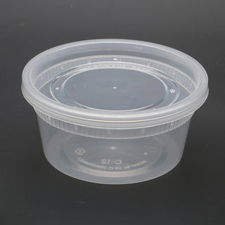 Deli Containers Heavy-duty with airtight lids-12 Oz- 240 sets/case