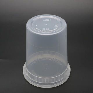 ChoiceHD 32 oz. Microwavable Translucent Plastic Deli Container