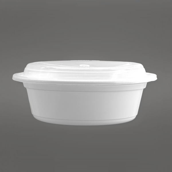  Solo KHB32A-2050 32 oz White Paper Food Container And Lid (Case  of 250 Containers w/Lids) : Health & Household