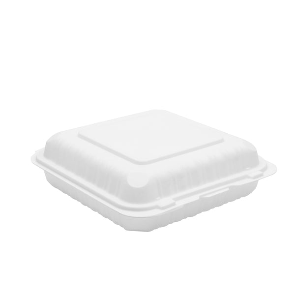 9x8x3 Inch To Go Clam Shell Disposable Food Containers