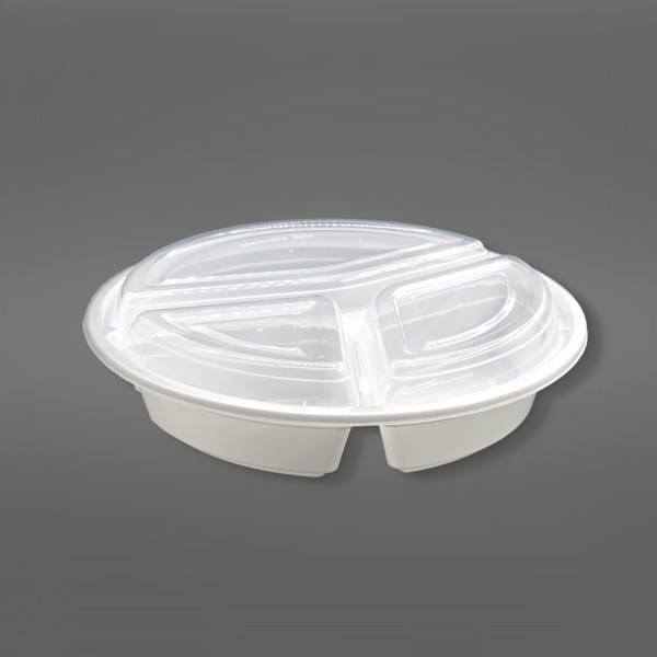 32oz Microwave Round Container with Lid - 150 Pack