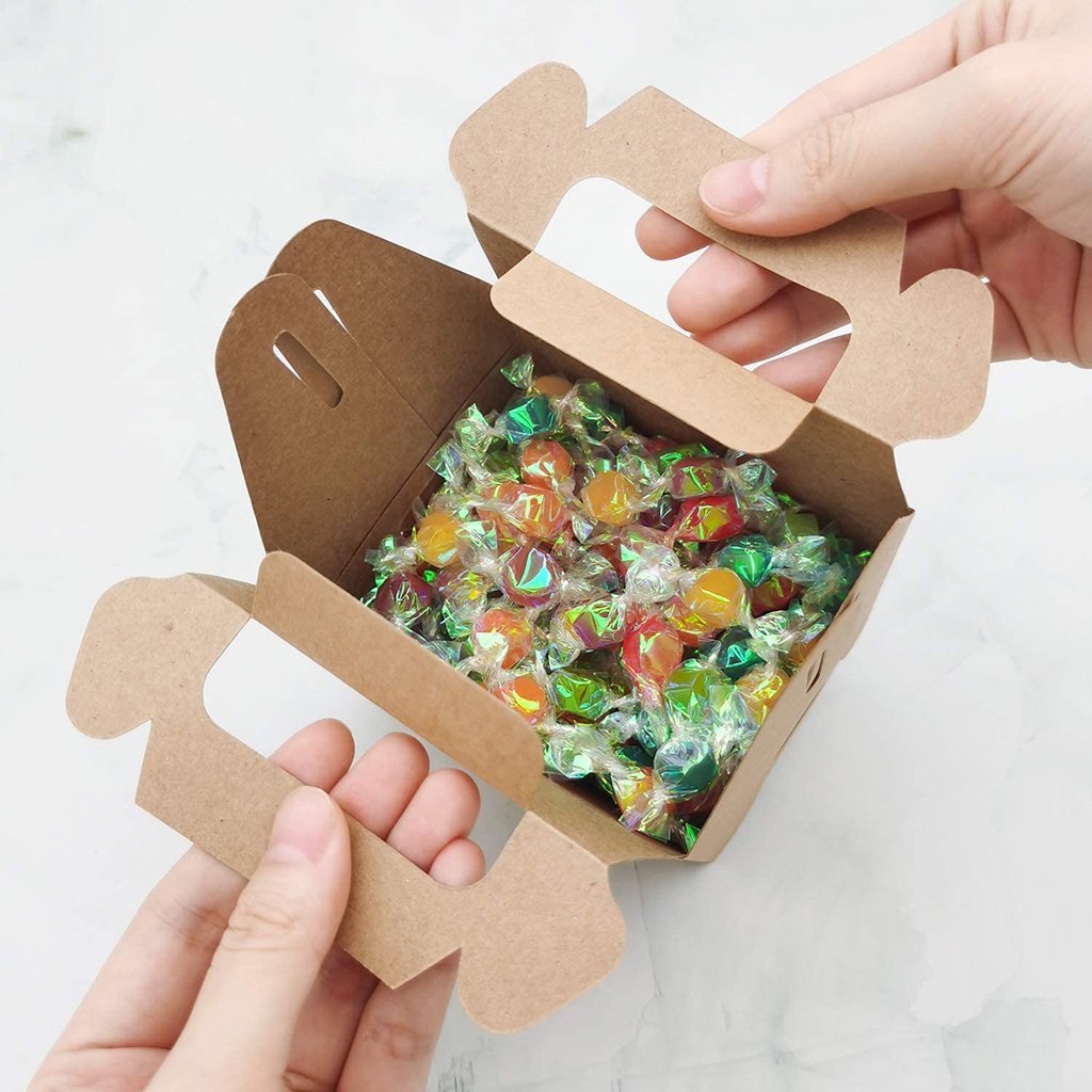 Eco-Friendly Kraft Cake Box W/ Handle | 6.5x3.62x4