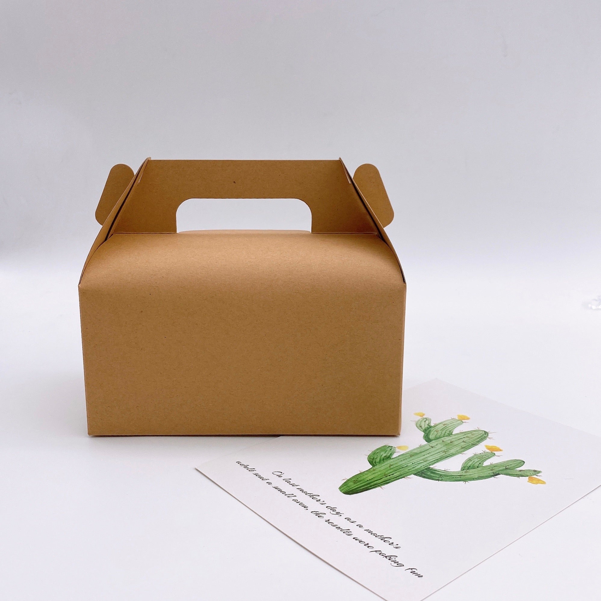 Brown Kraft Paper Food Grade Cake Box Pastry Box with Clear Window - China  Wholesale Food Packaging and Chocolate Box price | Made-in-China.com