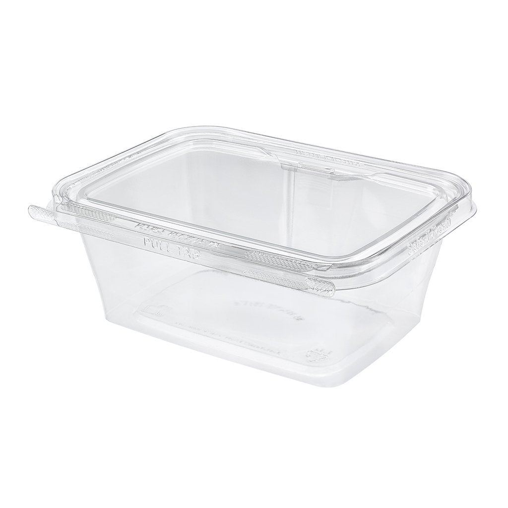 32 oz (1L) Clear Plastic Square Tamper Evident Container,  Food/Dishwasher/Microwave/Freezer Safe - Illing Packaging Store